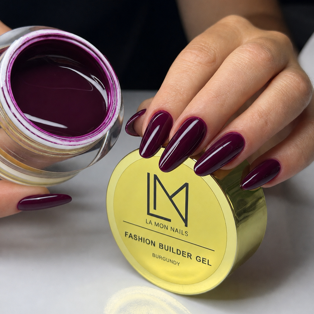 Fashion Builder Gel - Burgundy - 3
