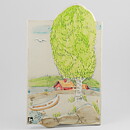 Aimo Nietosvuori (1970s) White Triptych Wall Plaque with Swedish Archipelago Motif 60/27 cm #717–719