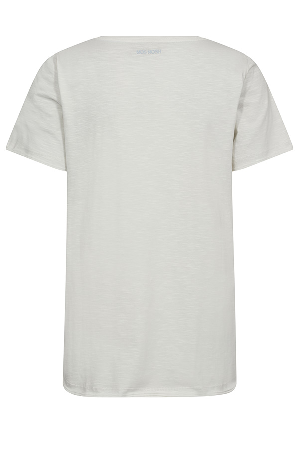 MMTonia O-SS Glam Tee Ecru - 4