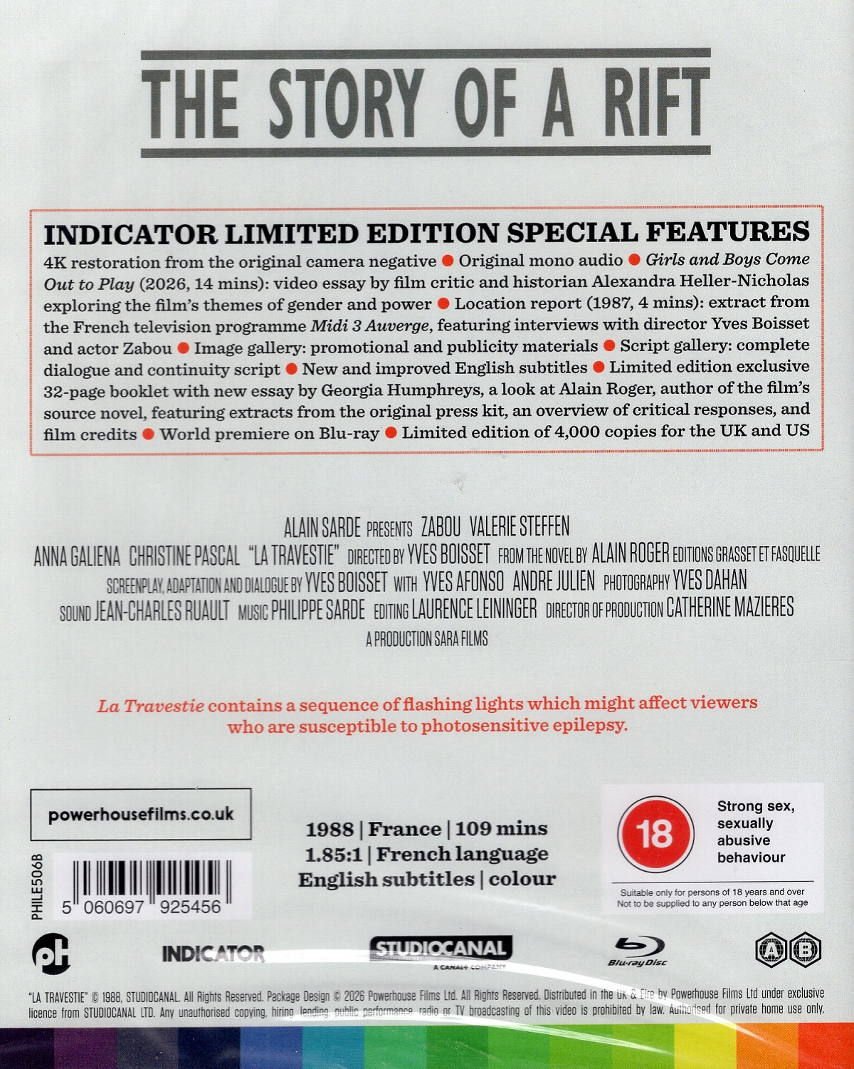 La Travestie (Limited Edition) (ej svensk text) (Blu-ray) - 2