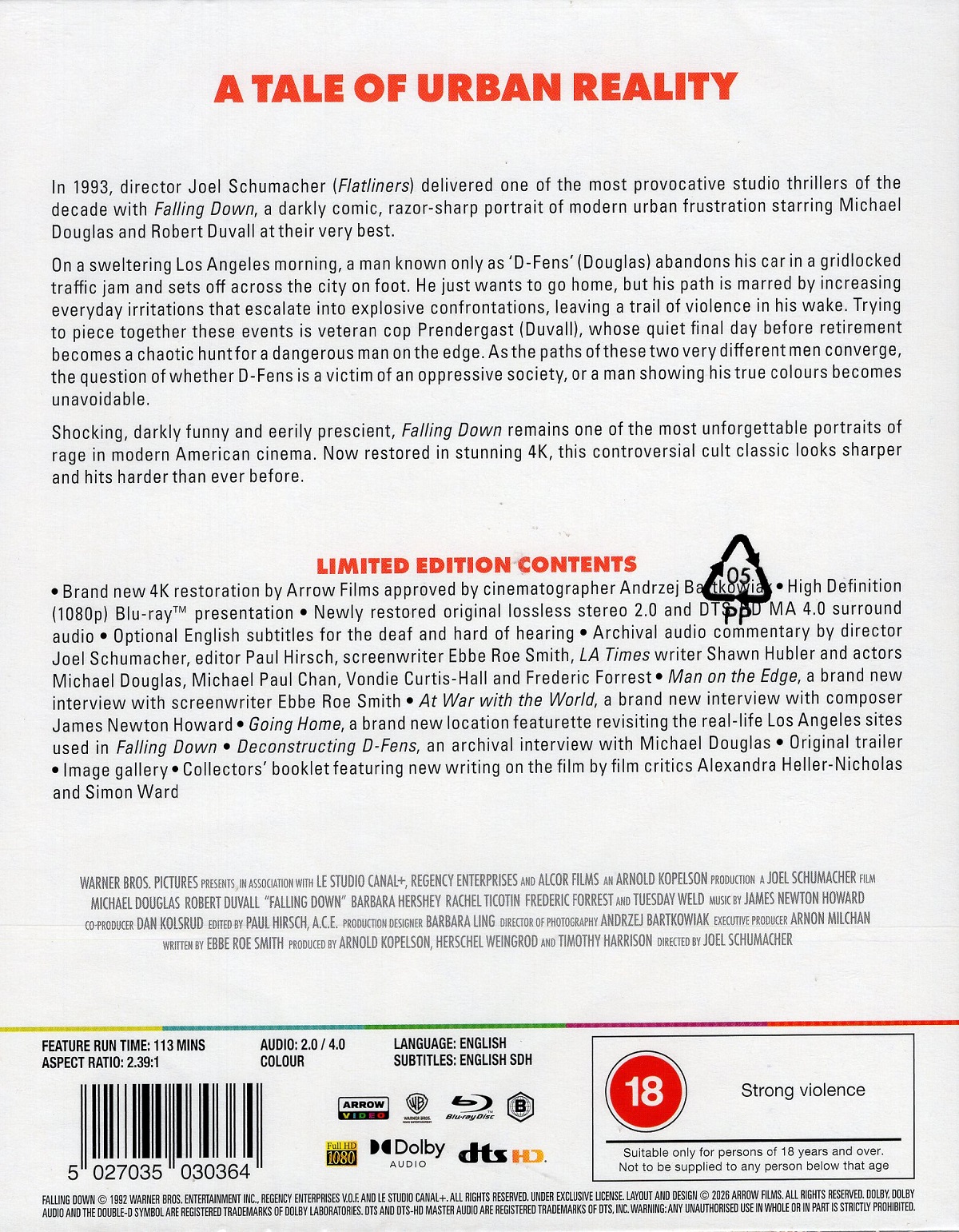 Falling Down (Limited Edition) (ej svensk text) (Blu-ray) - 2
