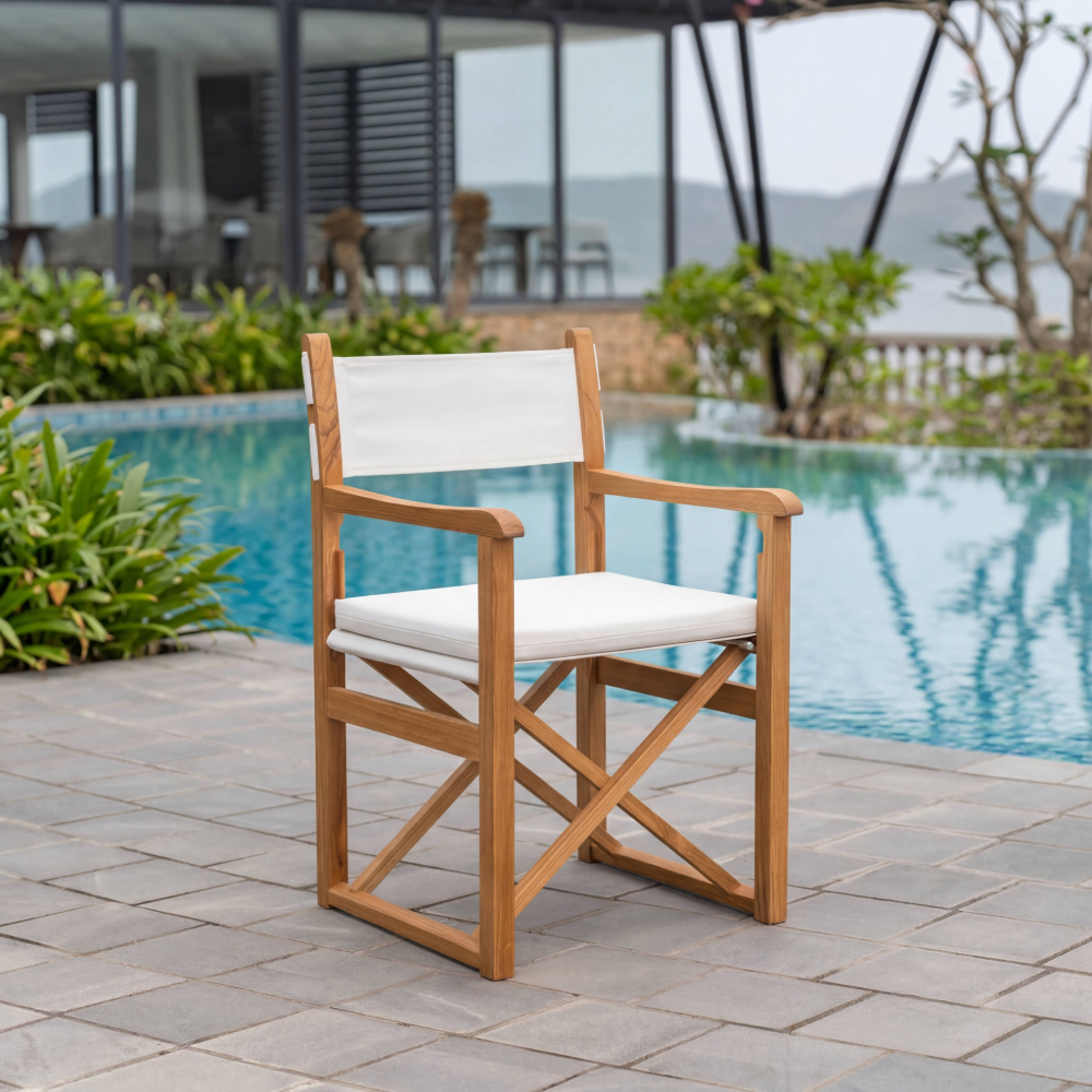 Haväng Regissörsstol i Teak med sittdyna - Stockamöllan  - 3
