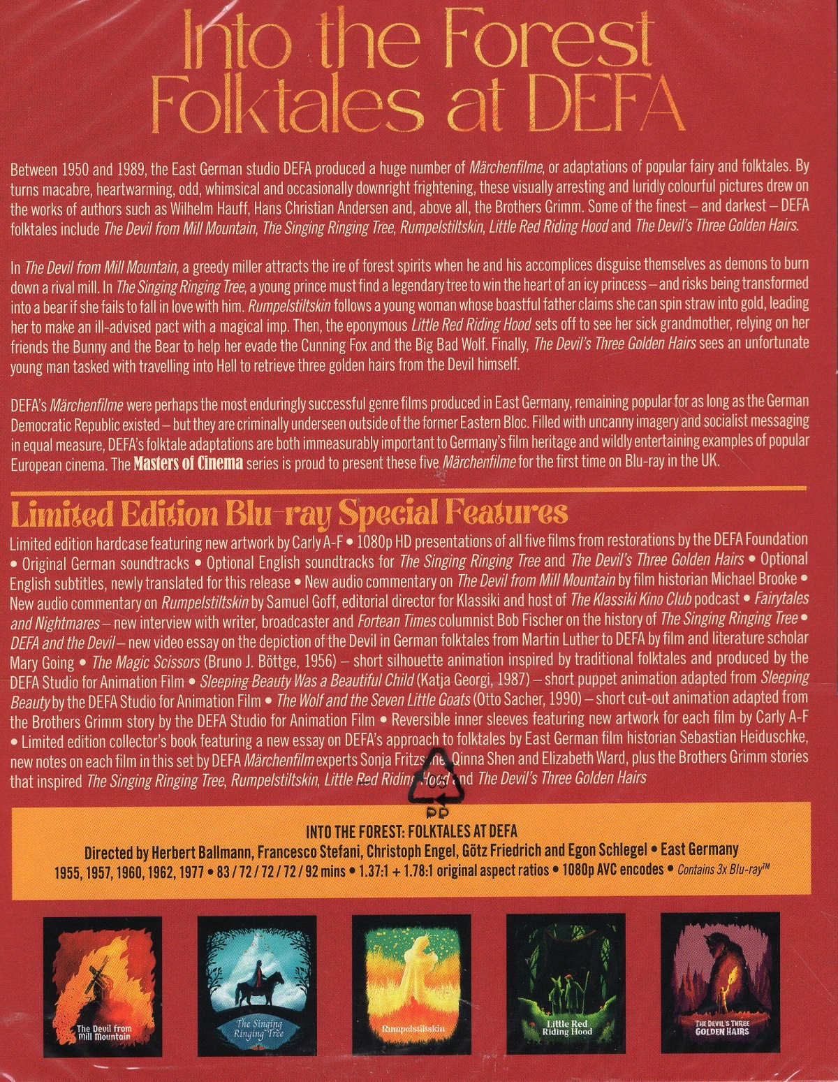 Into the Forest : Folktales At DEFA (Limited Edition Box Set) (ej svensk text) (Blu-ray) - 2