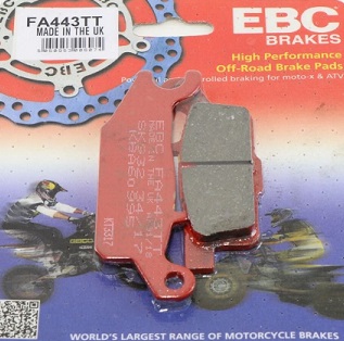 3B4-W0045-00  Bromspads Yamaha Original  ATV YFM250, YFM550,  YFM700  /FA443TT - 4