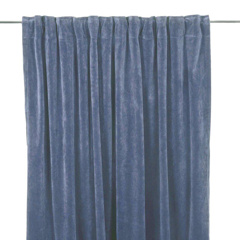Sammetsgardiner Velvet - Denim Blue - 2