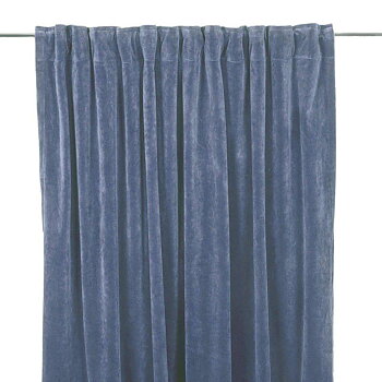Sammetsgardiner Velvet - Denim Blue