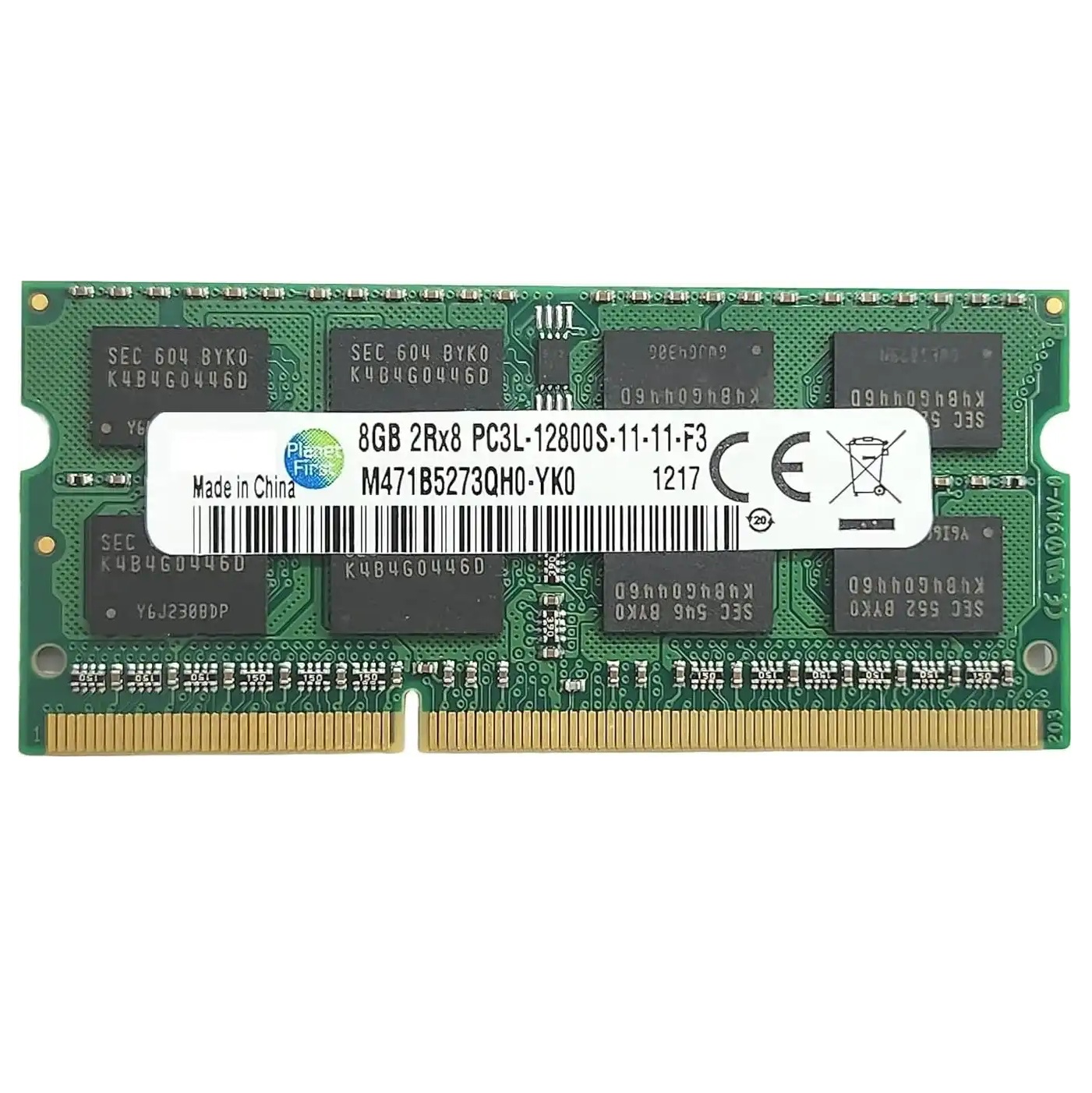 Begagnat Samsung 8GB DDR3L 1600MHz SODIMM Laptop RAM M471B1G73QH0-YK0