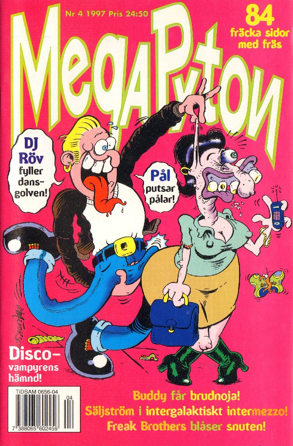 MegaPyton nr 4 1997, 84 fräcka sidor med fräs!