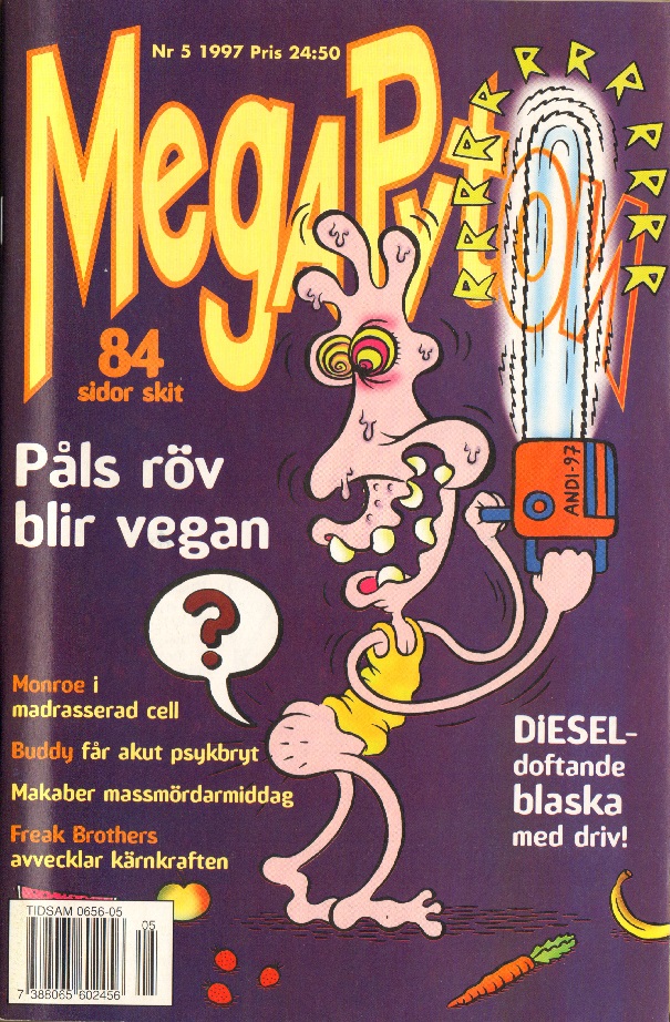 MegaPyton nr 5 1997, 84 sidor skit!