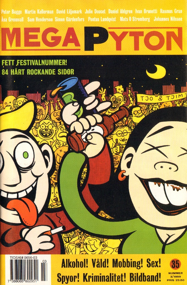 MegaPyton nr 3 1999, Fett festivalnummer!! 84 hårt rackande sidor!