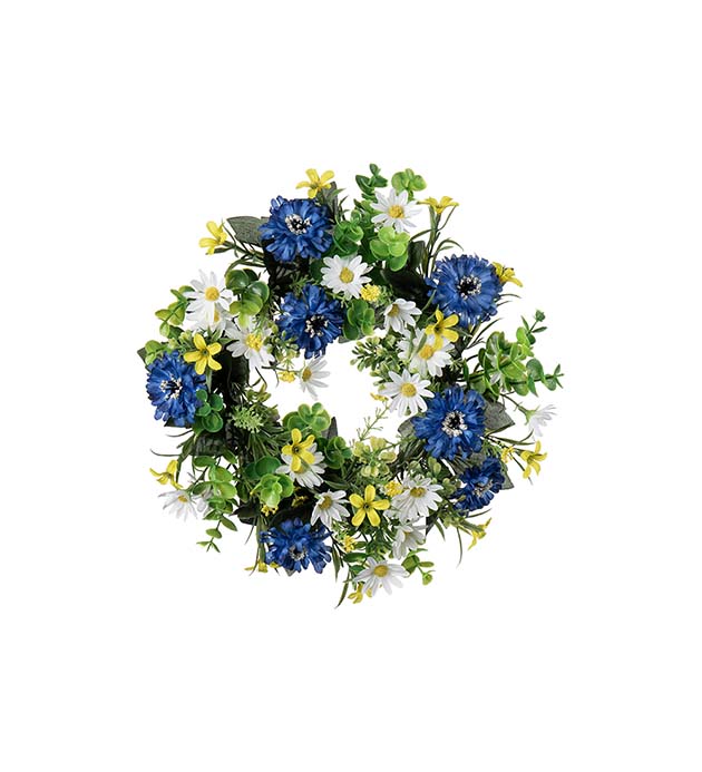 Krans / Sidenblommor 
