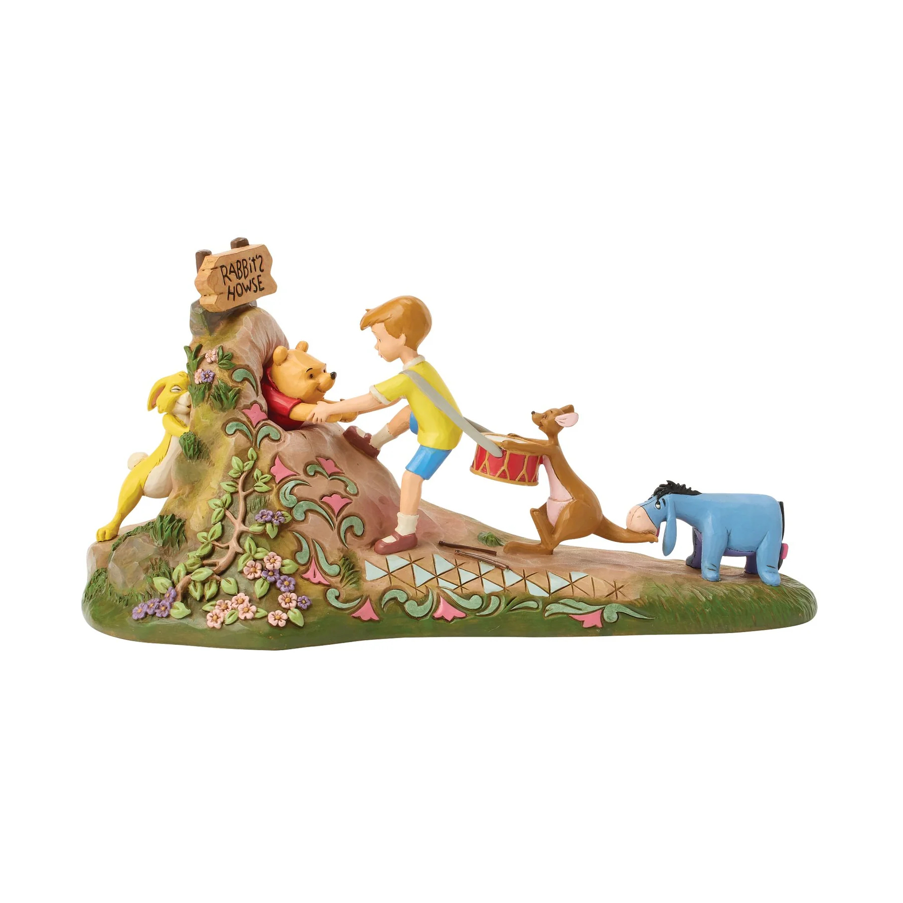 Jim Shore Figurin - Friends to the rescue (Pooh & Friends 100th anniversary)