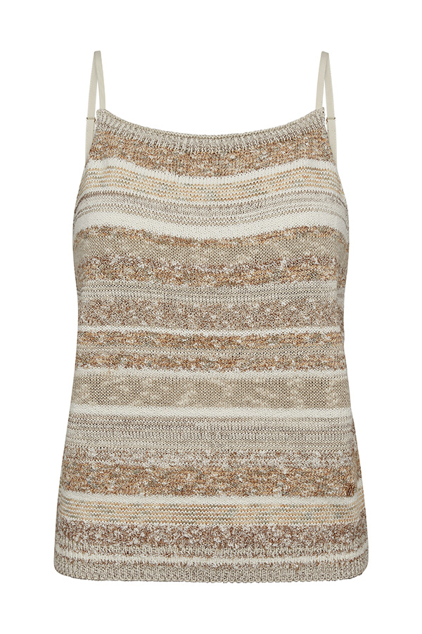 MMKya Edele Knit Top Ecru - 3