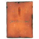 Lars Bergsten (1960s) Rectangular Wall Plaque with Cat Motif 16 cm
