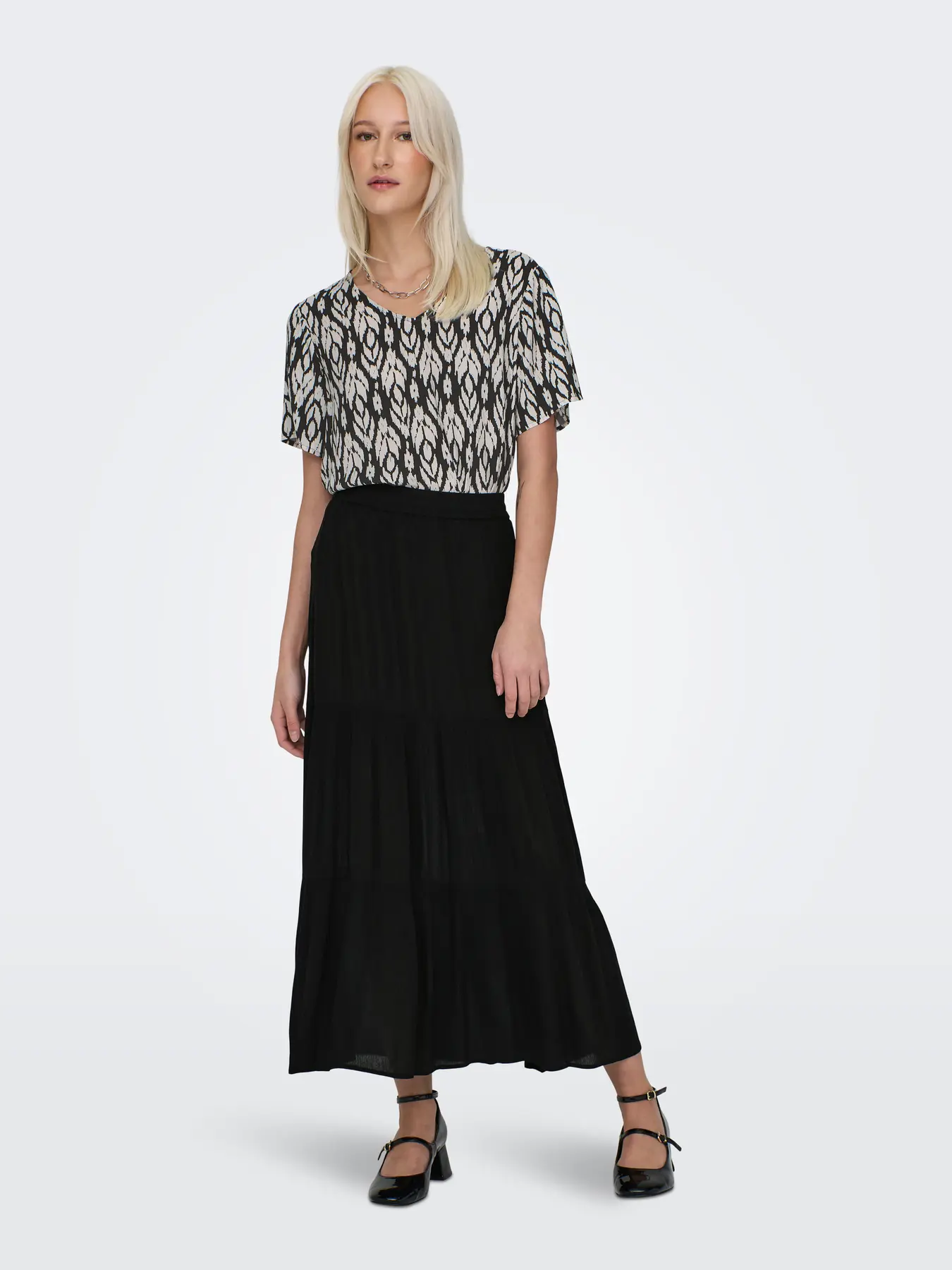 Only - Mikka Kjol Svart - 5