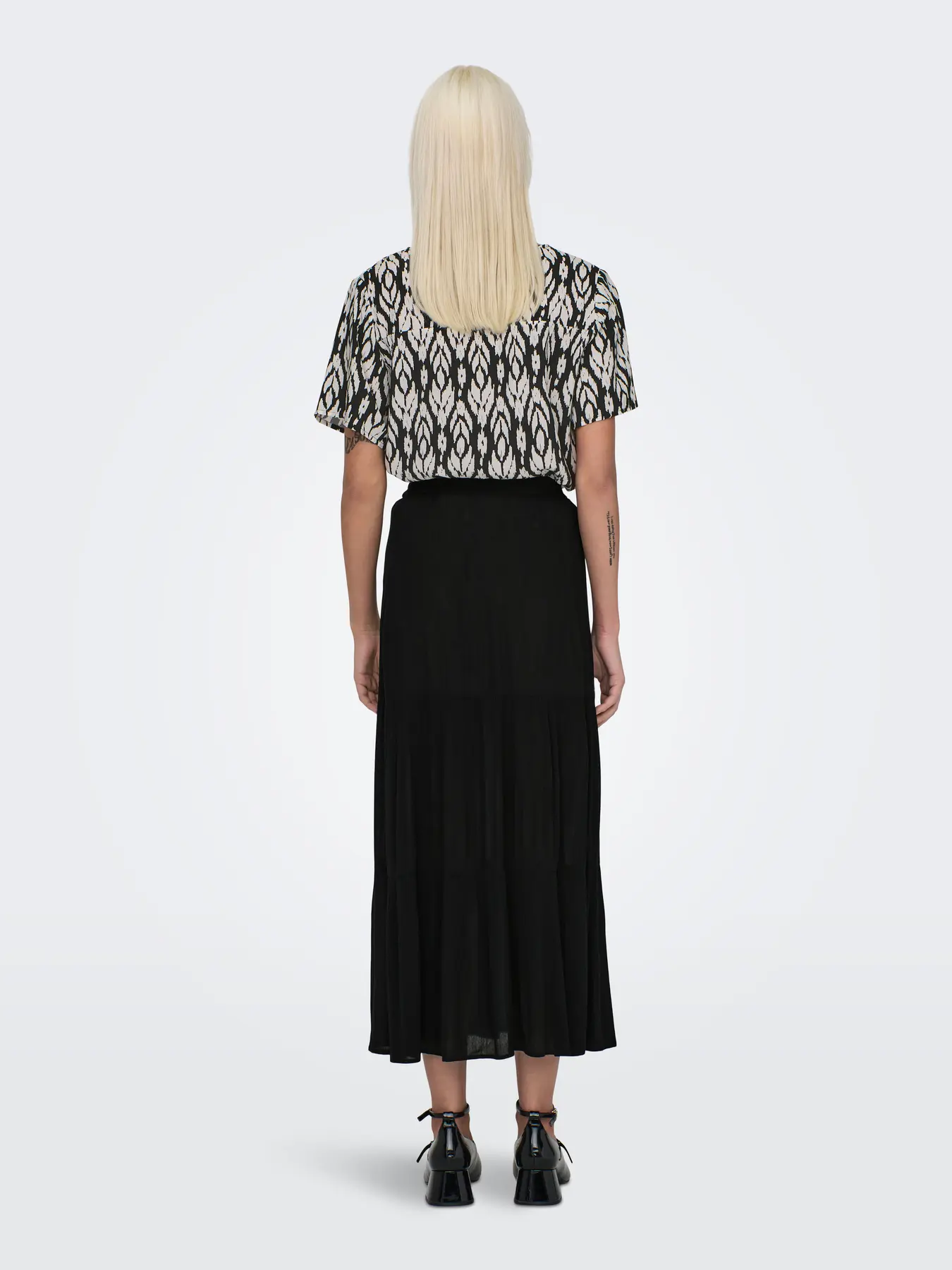 Only - Mikka Kjol Svart - 4