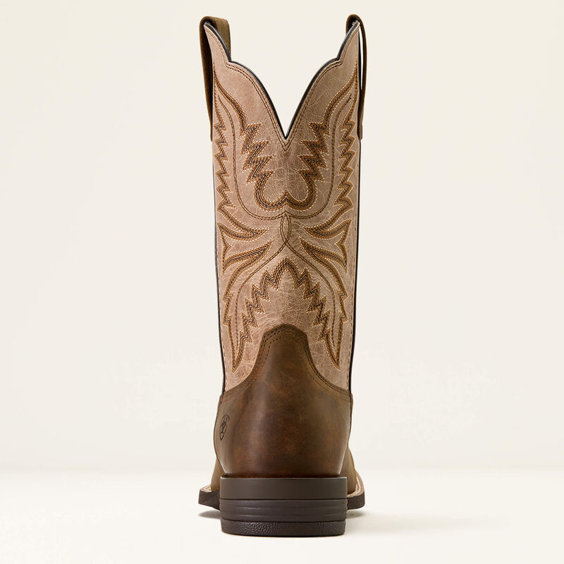 Brush Creek Wide Square Toe Western Boot - 4