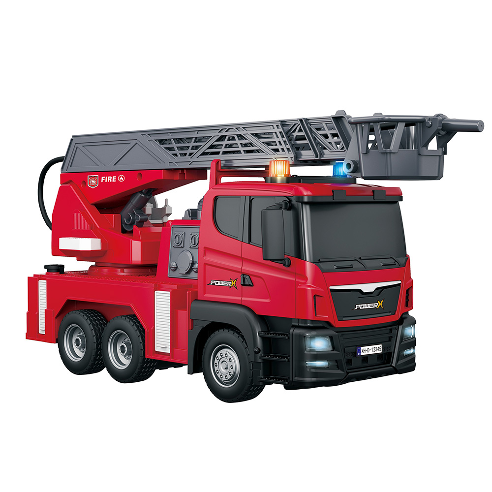 Power X, Rc Firetruck With Water Spray