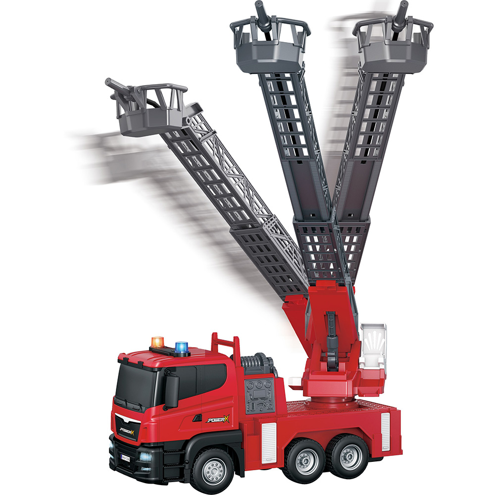 Power X, Rc Firetruck With Water Spray - 5