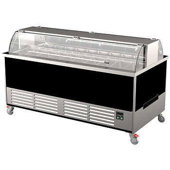 Market buffet trolley -MBKL-6, 1900x1000mm