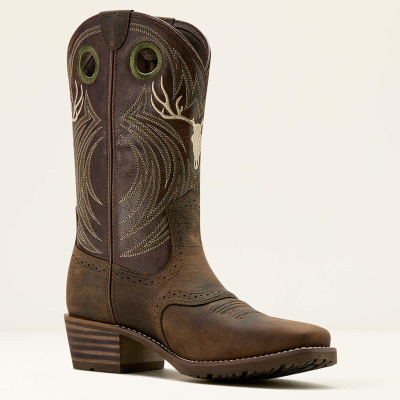 Heritage Roughstock Square Toe Western Boot - 5