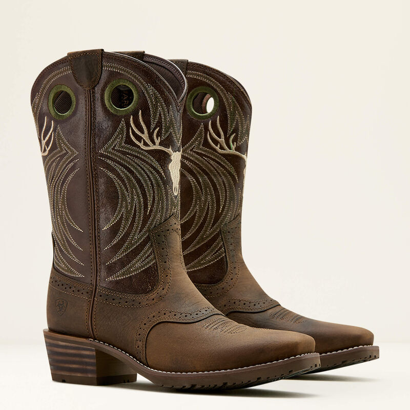 Heritage Roughstock Square Toe Western Boot - 6