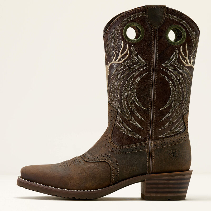 Heritage Roughstock Square Toe Western Boot - 2