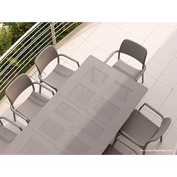 Libeccio Table 160-220x100 cm Extendable - Nardi Outdoor