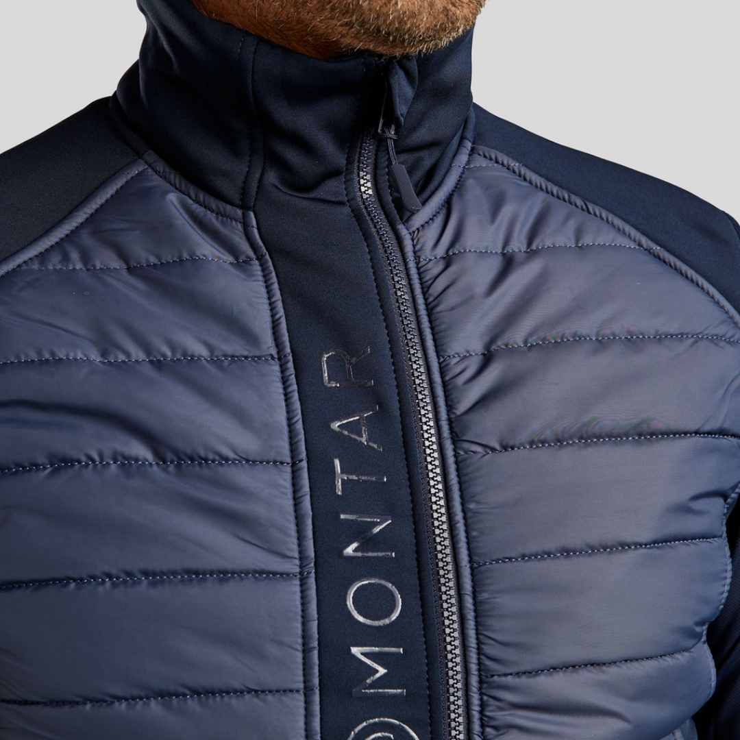 MONTAR EMANUEL SOFTSHELL BODYWARMER VEST - NAVY  - 3