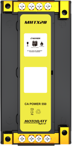 BATTERI NYHET MOTOBATT MTHX20 HYBRID kombinerad Bly+Lithium 14-526-3 - 2