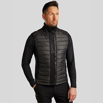 MONTAR EMANUEL SOFTSHELL BODYWARMER VEST - BLACK
