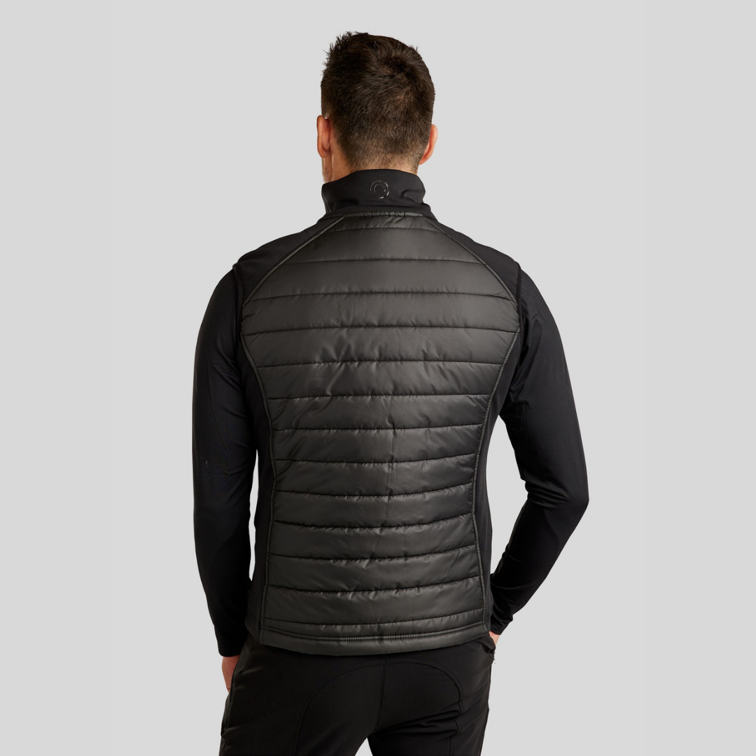 MONTAR EMANUEL SOFTSHELL BODYWARMER VEST - BLACK - 4