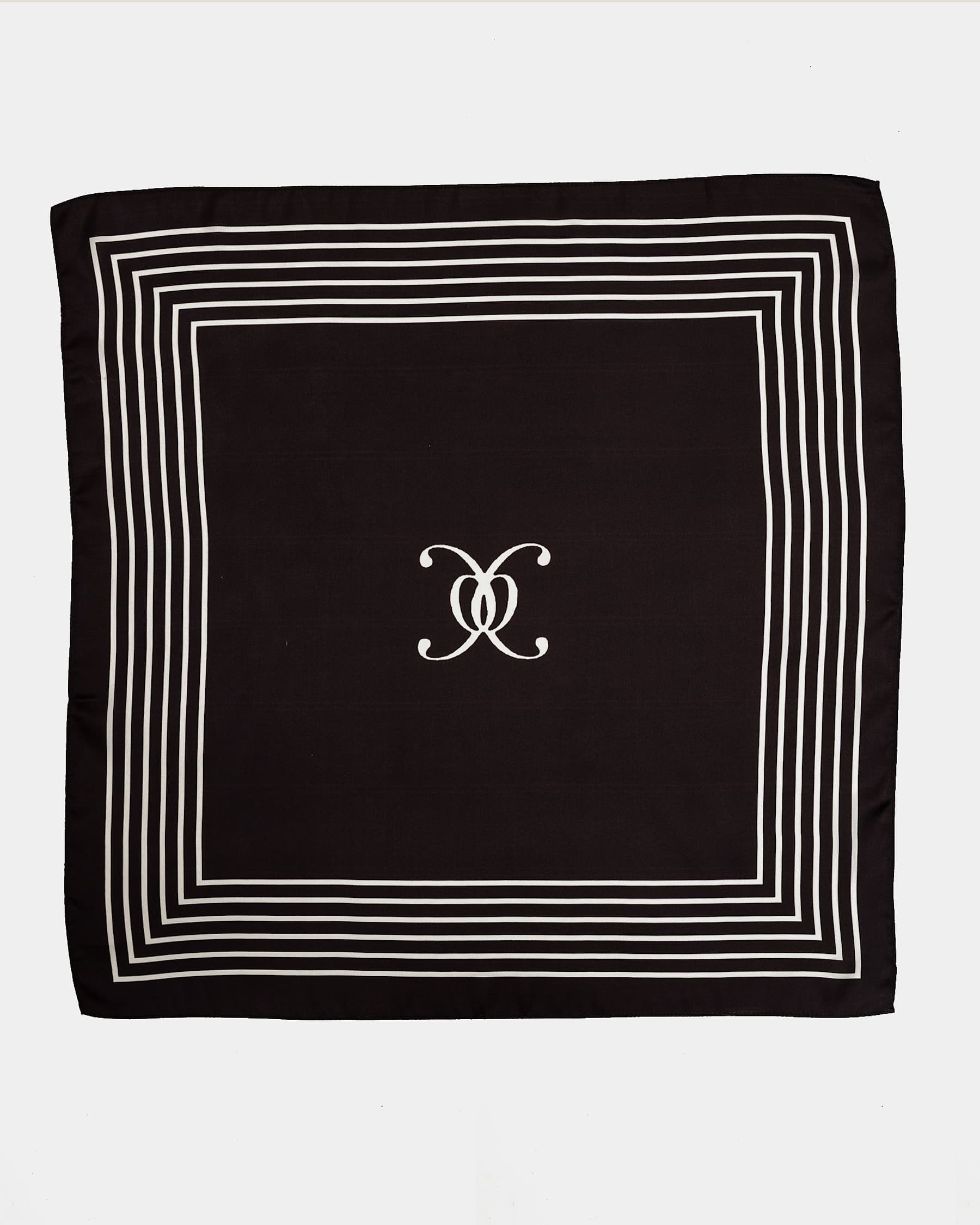 Elle Silk Scarf Dark Brown