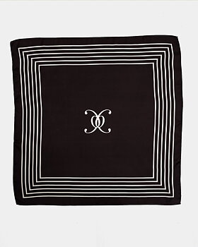 Elle Silk Scarf Dark Brown