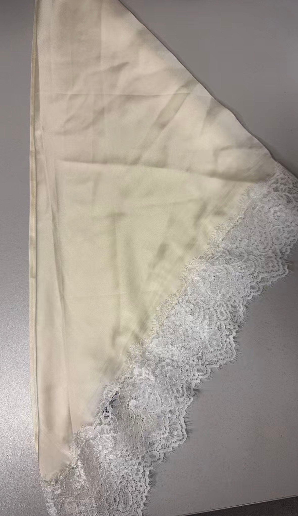 Louise Lace Scarf Offwhite - 2