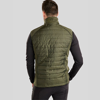 MONTAR EMANUEL SOFTSHELL BODYWARMER VEST - OLIVE