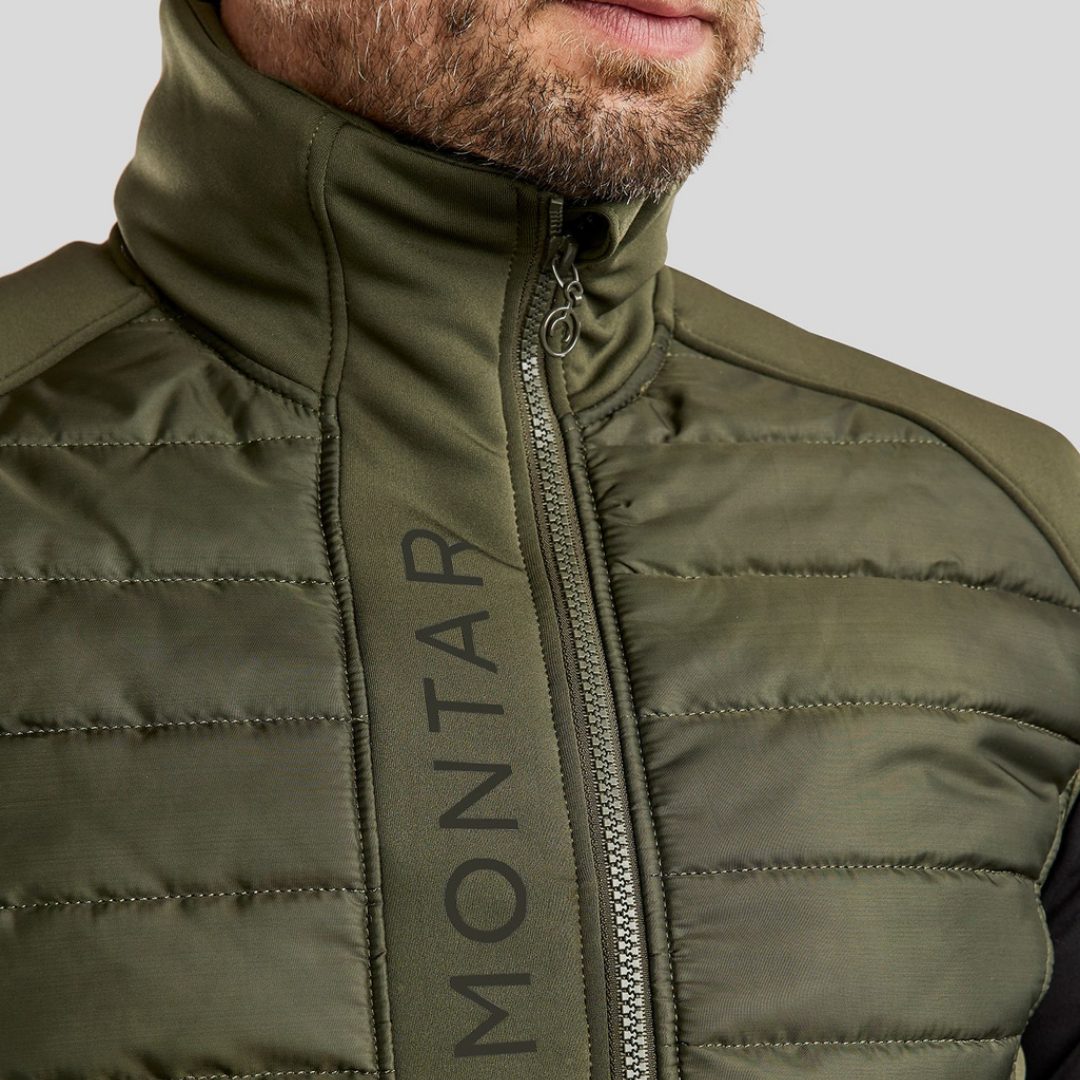 MONTAR EMANUEL SOFTSHELL BODYWARMER VEST - OLIVE - 3