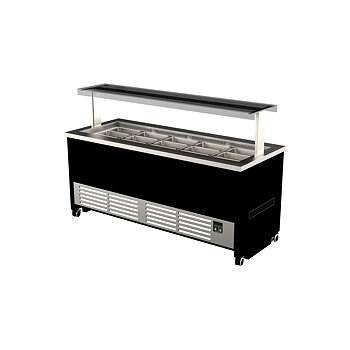 Market buffet trolley Ventilated refrigeration, 1550mm