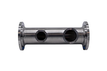 Ø76 mm (3") mellanstycke med I-flänsar och 2 x Ø51 mm Lely mjölkledningsanslutningar