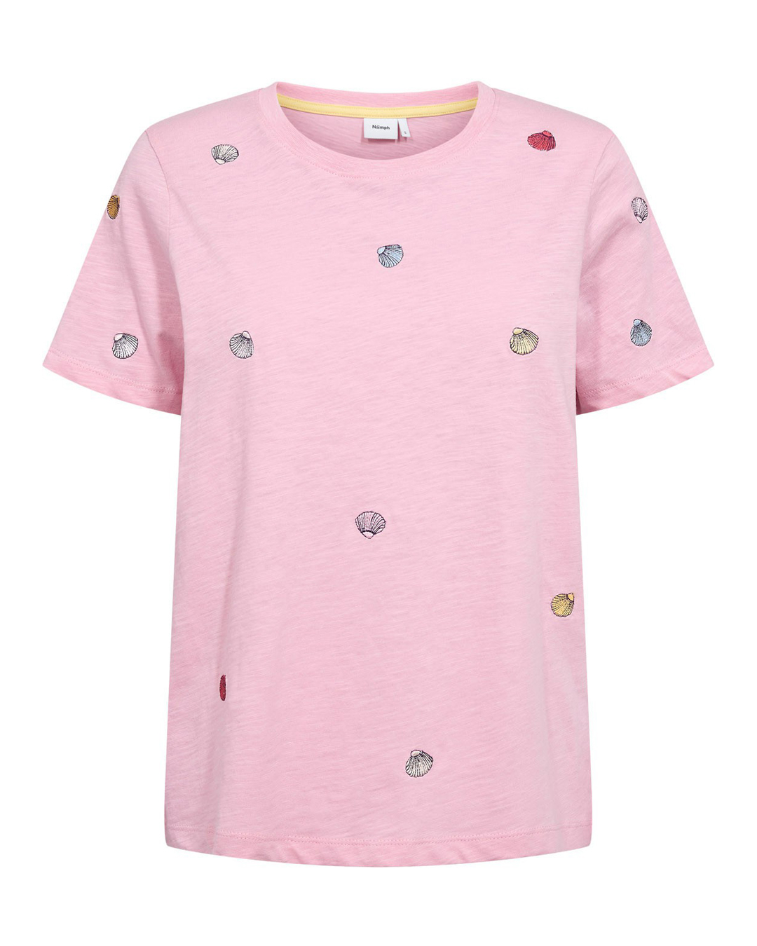 Topp Shellpa rosa med broderade snäckskal - 5
