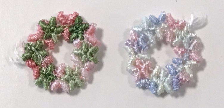 Blomsterkrans spetsmärke