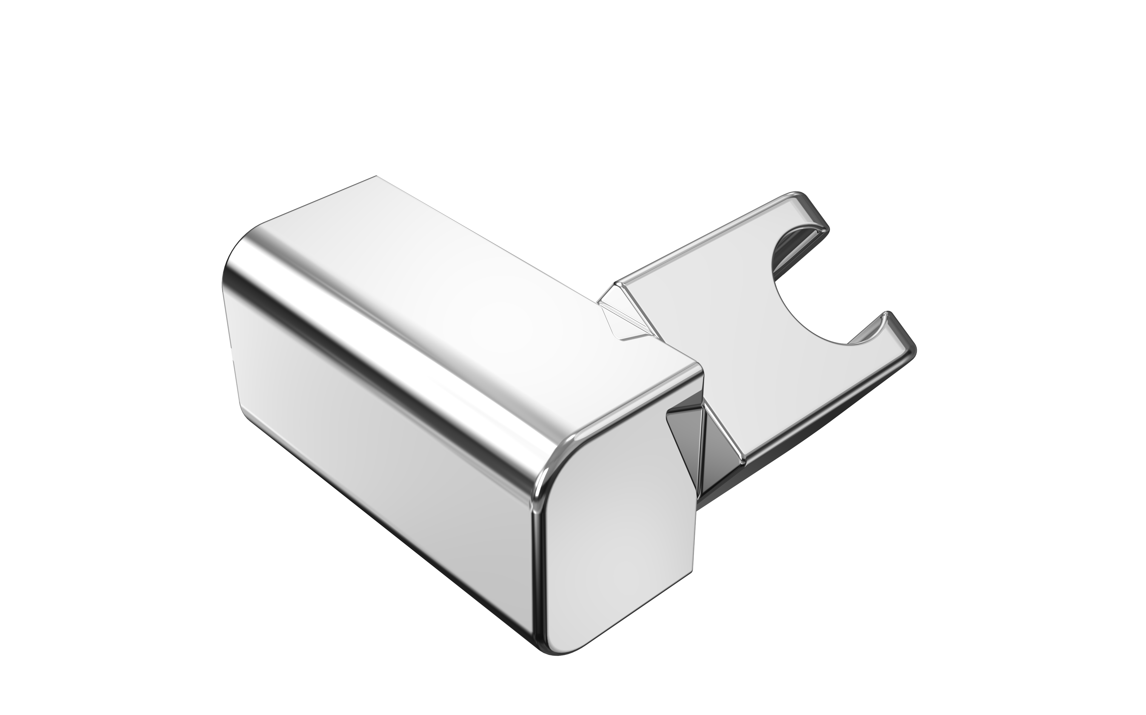 Shower Head Wall Bracket - Pivot - Chrome  - 3