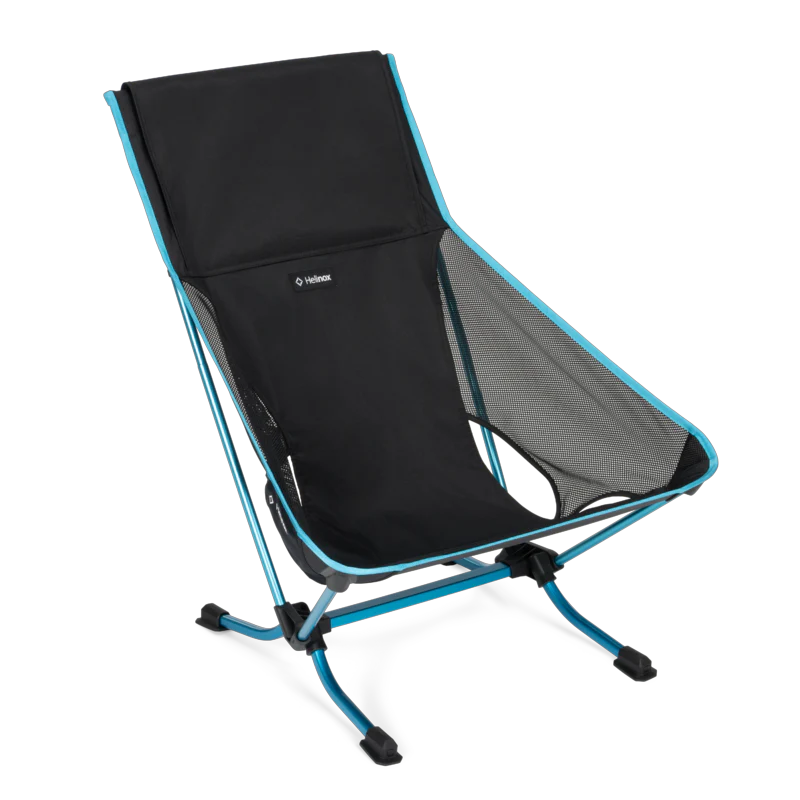 Helinox Beach Chair (re) Black Cyan Blue