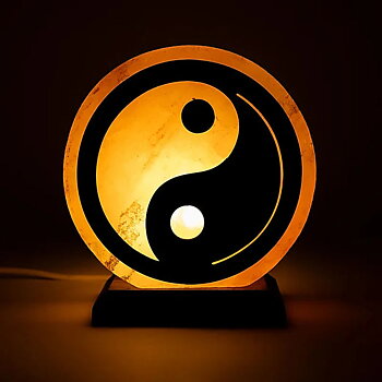 Saltlampa Yin Yang 