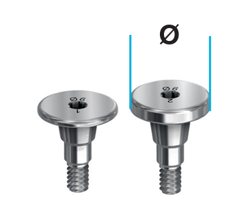 Healing abutment ⌀4.3 GH1mm för Neodent® GM - 2