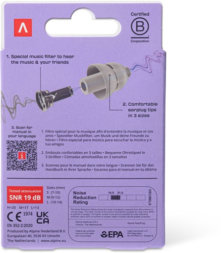 Alpine PartyPlug Transparent 2025 - 5