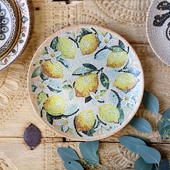 Chartres Fat Mosaik Med Citroner