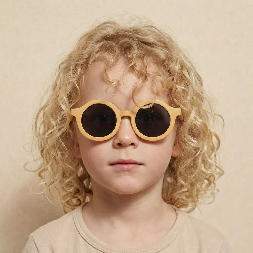 BabyMocs Child Bendable Soft SunglassesYellow - 4