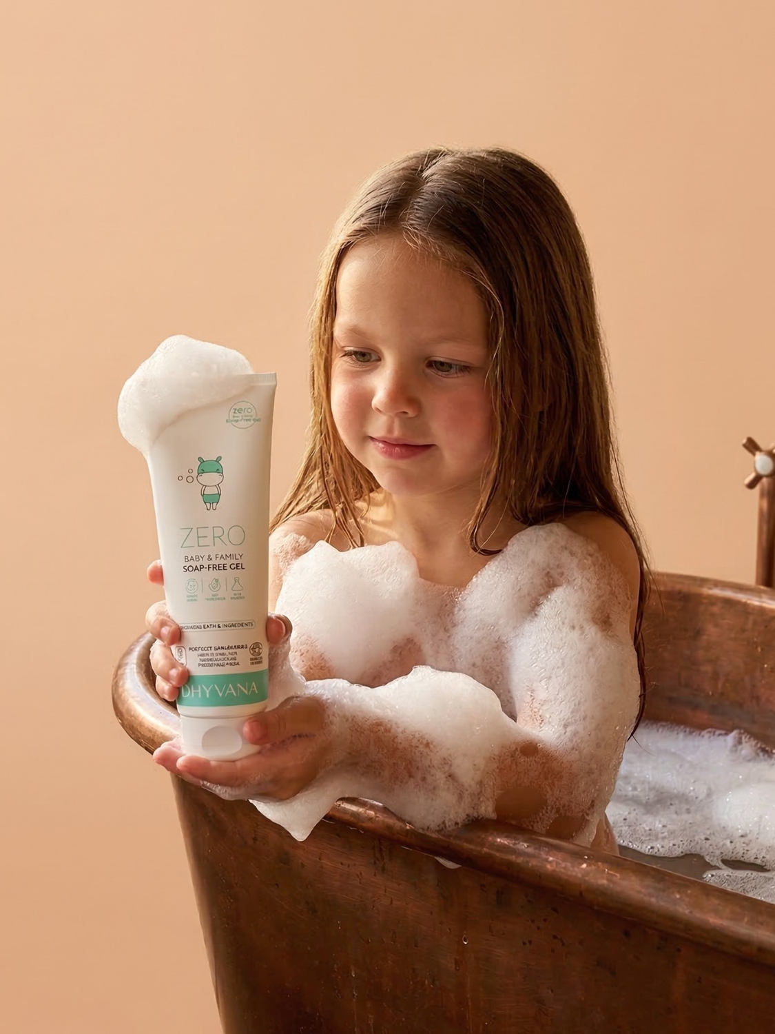 DHYVANA Baby & Family Zero Soap-Free Shower Gel 250ml - 2