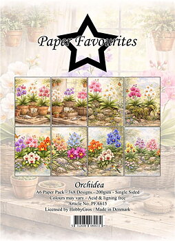 Paper Favourites Orchidea A6 Paper Pack 